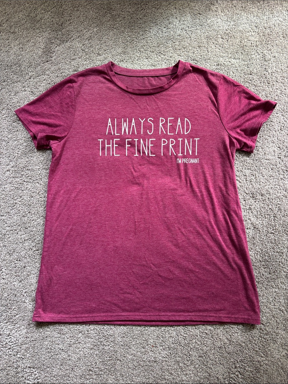 Women’s Pregnancy Announcement T Shirt